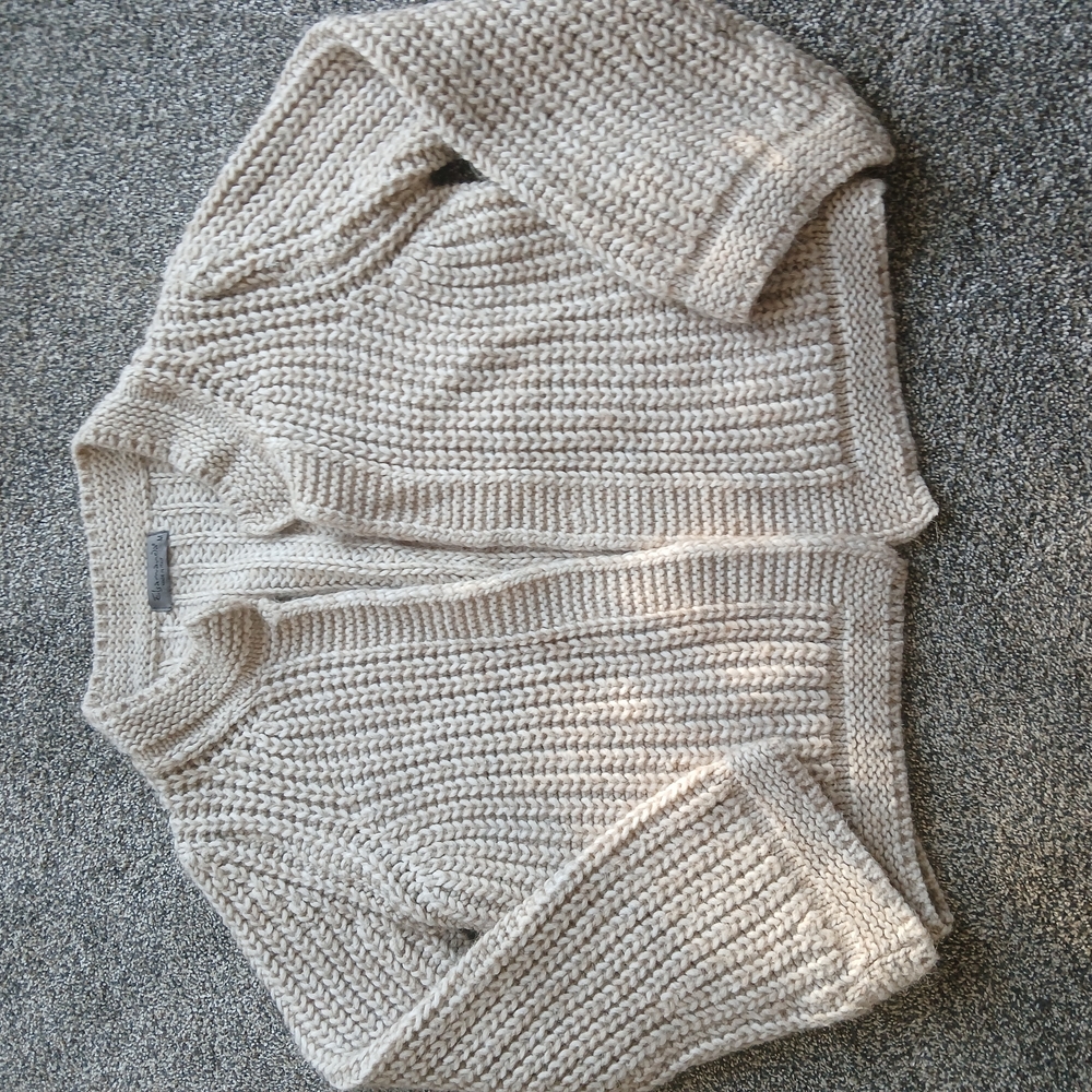 Chunky Knit Cream Sweater